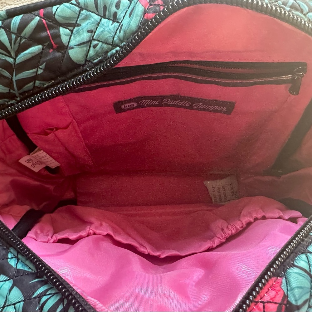 Lug Mini Puddle Jumper Bag Flamingo Print - Picture 9 of 12